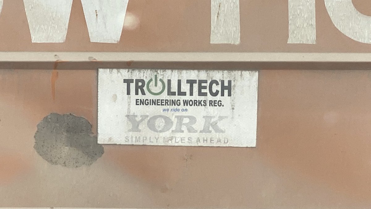 UdupaPrashanth's tweet image. I found this on the back of a truck on my drive to a Chennai today. When did this happen? #Trolltech #Qt @theqtcompany