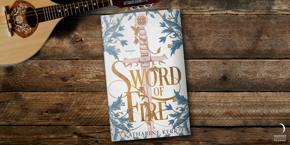 HarperCollinsUK's tweet photo. The bards are the people's voice – and their sword ⚔️
An epic fantasy rooted in Celtic mythology, the long awaited continuation of Katharine Kerr's much loved Deverry series, Sword of Fire, is out today! https://t.co/yI9VNiniEf #SwordOfFire https://t.co/8enOeVbhmV