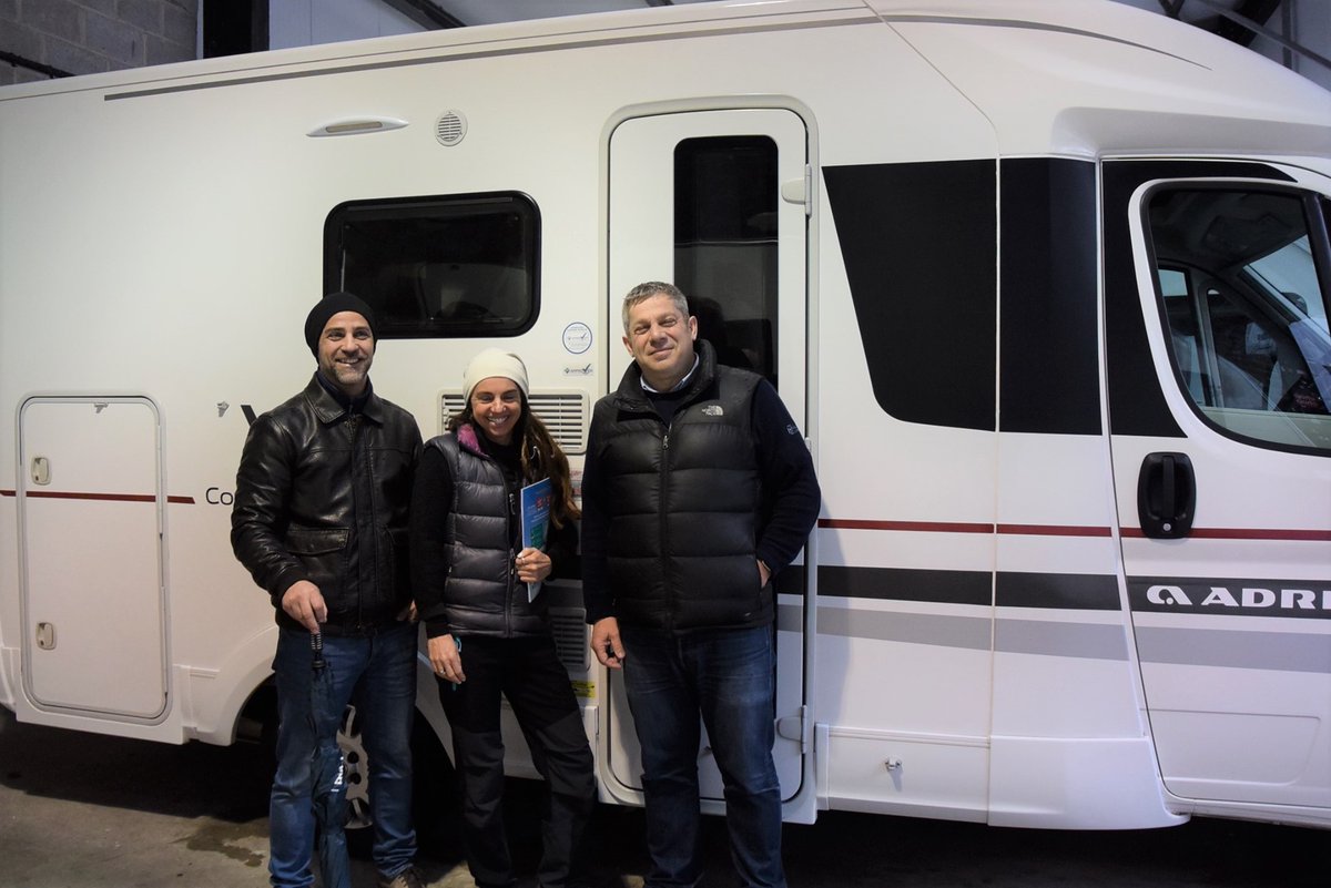 AdriaUK's tweet photo. Adria Motorhome dealer, @PRCaravans are busy with handovers as they welcome Compact SLS owners to the Adria family. We wish you many years of happiness in your Adria. #newowner #motorhome #camping https://t.co/3h8ZGP9Fzk