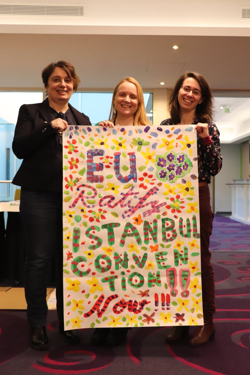 EuropeanWomen's tweet photo. #1BillionRising We unite and rise together calling the EU to act to end violence against women: The @CoE_endVAW is the most comprehensive treaty we have to date in Europe to assist in addressing different forms of violence against women. @helenadalli @EUCouncil @GermanyintheEU https://t.co/arLf601tZt