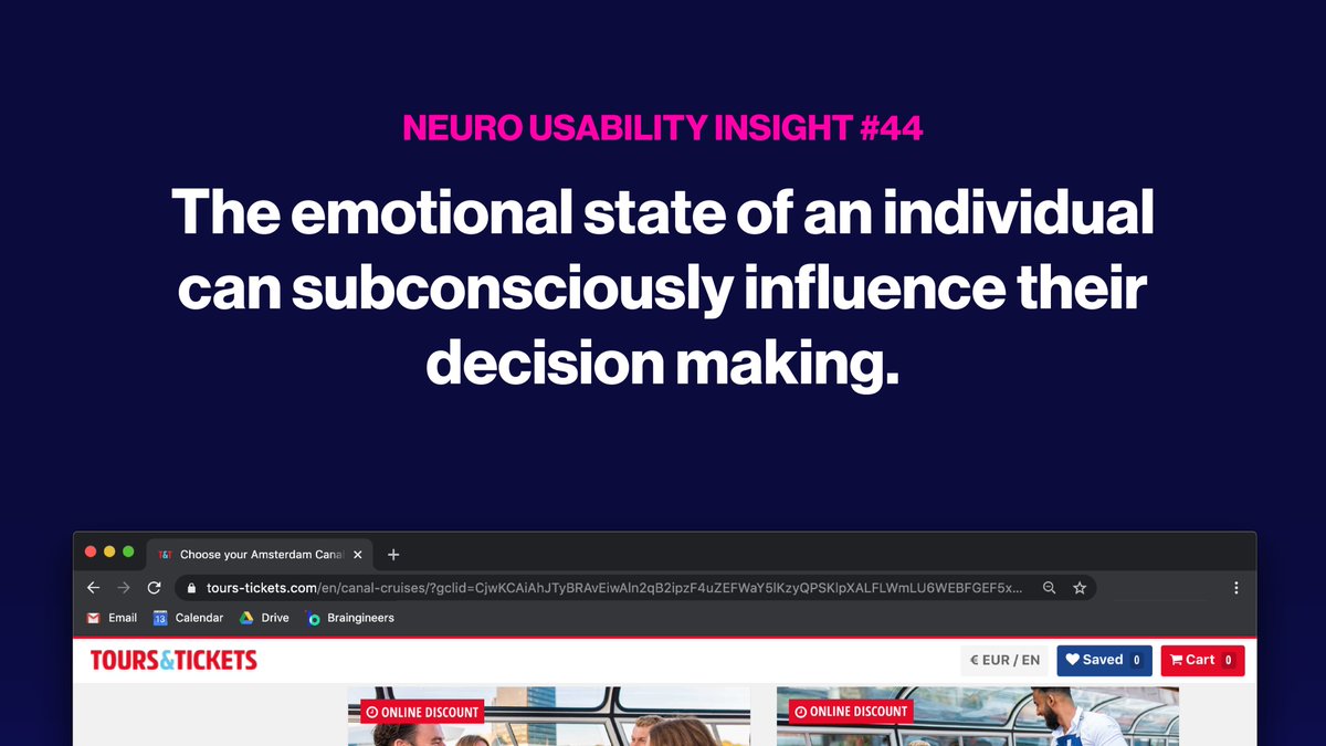 Braingineers's tweet photo. The emotional state of an individual can subconsciously influence their decision making. Read more about the affect heuristics here: https://t.co/txfMiB8v6Y https://t.co/kD2HQOOsqw