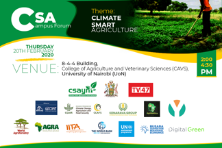 Yielder will be taking part in the #CSACampusForum today at the University of Nairobi. The aim of the forum is to engage youth as active players in food and nutrition security consequently transforming agriculture through innovation and technology application. #Yielder #GrowSmart