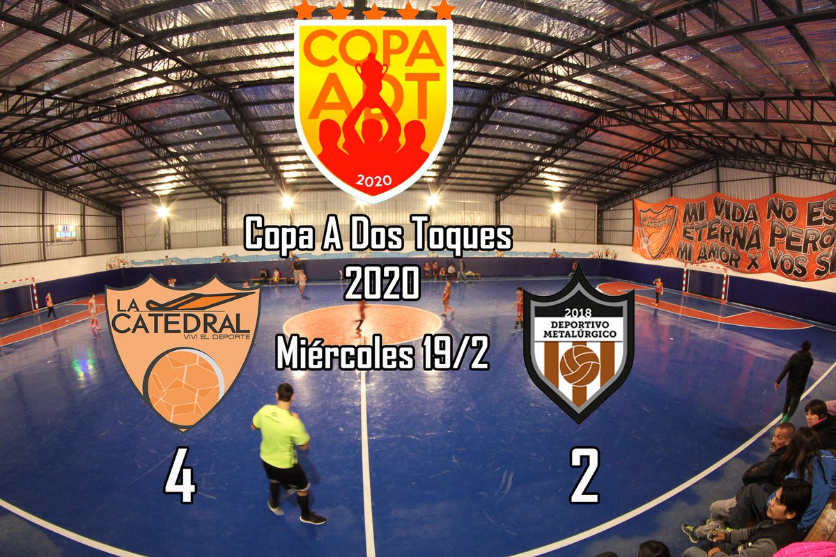 Nueva victoria y ya estamos en octavos de final #copaadostoques 
#Futsal #Hurlingham 
#LaCateFC #LaCatedralFC #VamosLaCatedralFC #VamosLosPibes