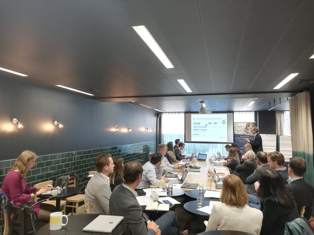 Ecommerce_EU's tweet photo. The Digital Transactions Working Committee has started! On the agenda are issues such as #PSD2, Interchange fees, #SCA and the #ERPB priorities! #ecommerce #payments #digital https://t.co/Ua2bPdEWin