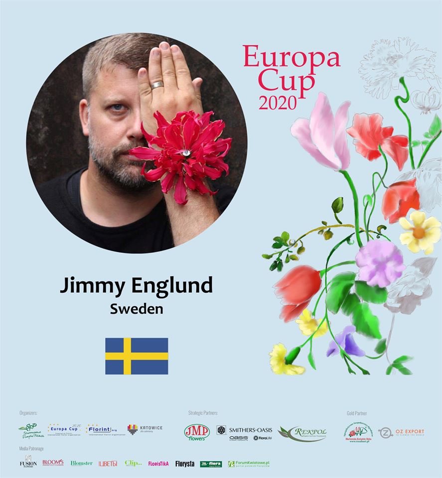 Det blir Stilfloristernas konstnärlige ledare Jimmy Englund som får äran att representera Sverige i florist-EM i år! Totalt 32 länder kommer att göra upp om medaljerna i Polen, den 5-7 juni i år. Jimmy har haft flera internationella framgångar på senare år.