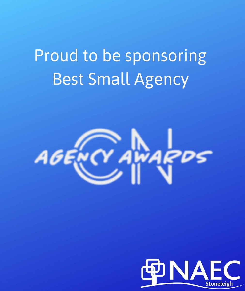 RossS_events's tweet photo. @NAECStoneleigh are absolutely delighted to be sponsoring the @Conference_News Agency Awards in the Best Small Agency category - good luck to all those shortlisted and look forward to seeing you on the night! #eventprofs https://t.co/mgb8fgBu0t
