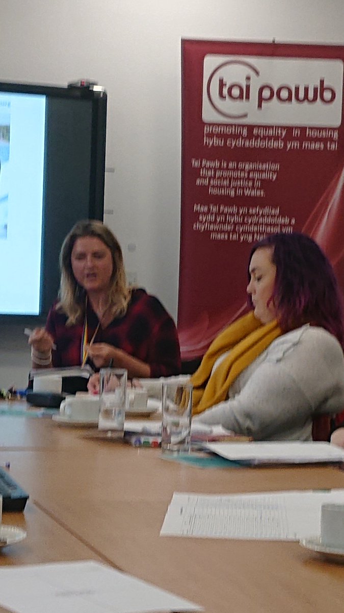 sfreeman123's tweet photo. 'you're a board member who is a tenant not a tenant board member' great reminder about the language we all use @TaiPawb  @TaiCalon  @taff_Helen  #WHENetwork https://t.co/FZCV8XEThO