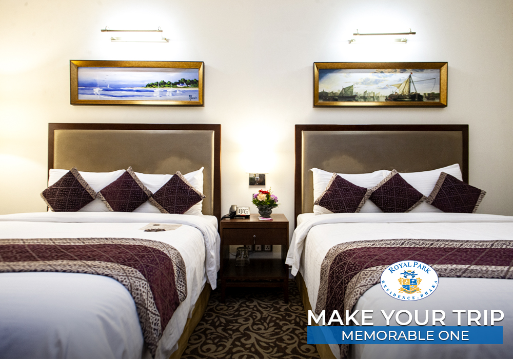 ROYALPARKBD's tweet photo. Looking for a room to share with family members? Look no further! Royal Park Residence’s Standard Twin Sharing Room is perfect for sharing. Provided with two beds makes it even perfect for stay.
Get the reservations done call: +88 01841220522. https://t.co/IZvzQKlfCX