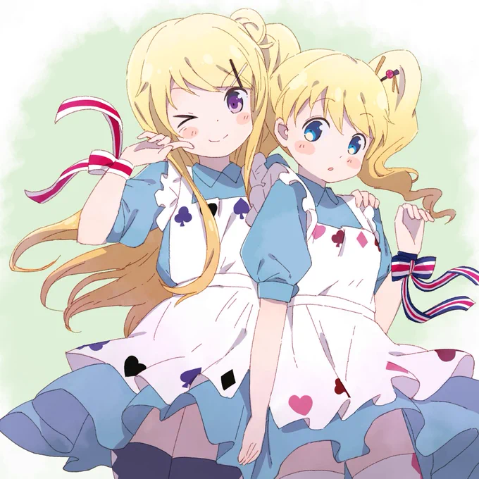 きんいろモザイクのアリスとカレン 