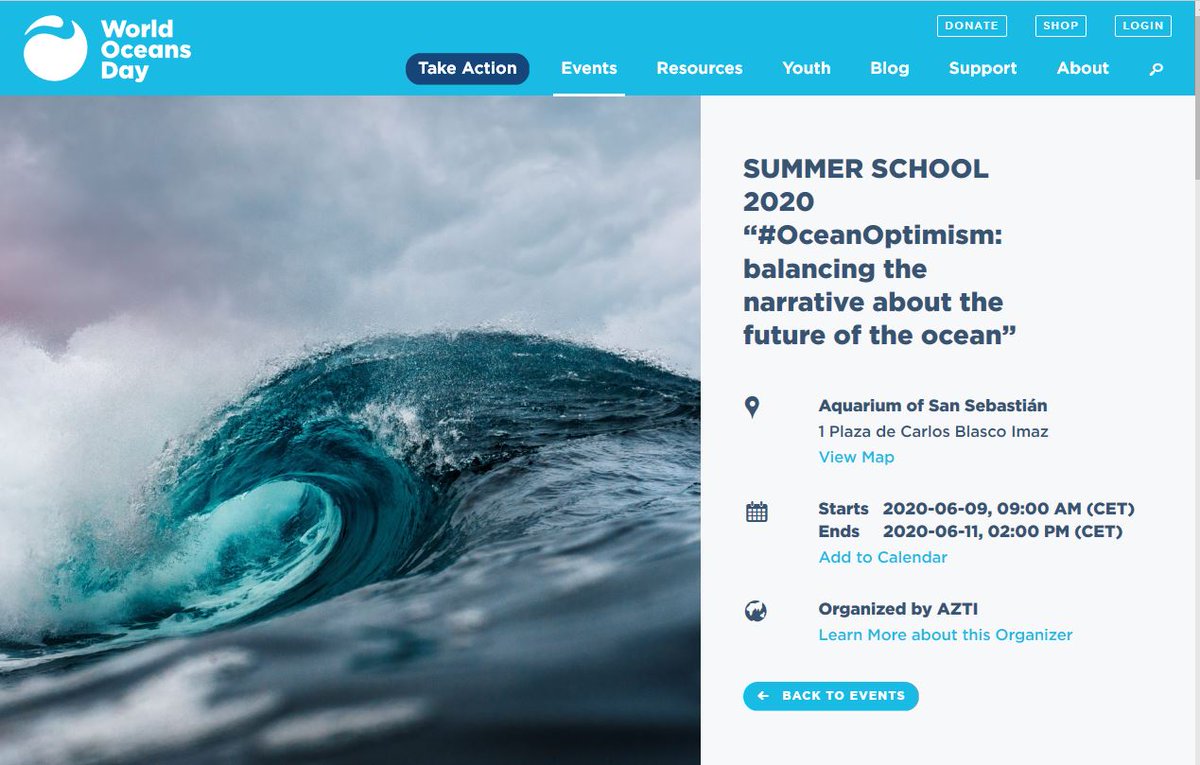 AngelBorjaYerro's tweet photo. Our @aztitecnalia summer school on #OceanOptimism spotted on @WorldOceansDay Register now and RT: https://t.co/k2XFRirGDc https://t.co/or2BA34GpZ
