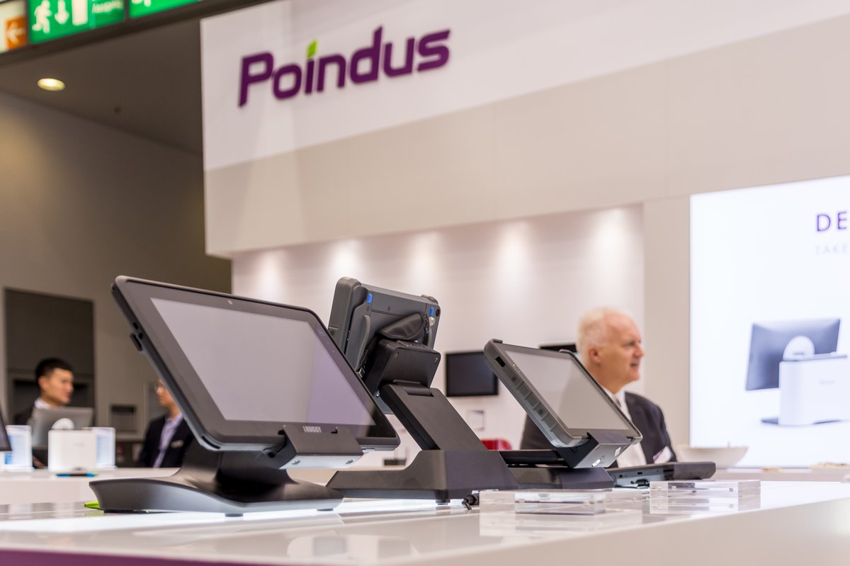 Poindus_POS's tweet photo. Enterprise Mobility designed for industrial, warehouse operation, retail & hospitality. Find out more about #VariPAD and our #Rugged Solutions. Visit us: Hall 6 A04
#EuroSHOP #EuroCIS #EuroSHOP2020 #VariPOS #POS #TSE #Kassensystem #Kassensoftware #Retail #Hospitality #mobiity https://t.co/4L678YpbKD