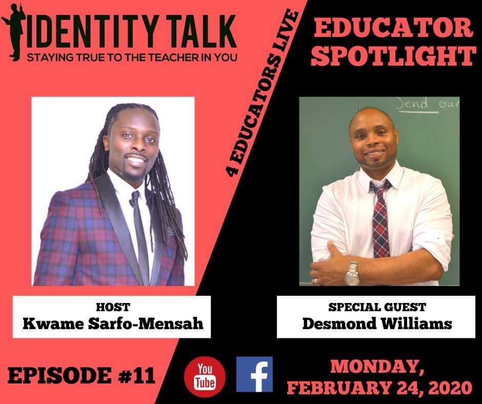 identityshaper's tweet photo. Hey! Check out next week's episode of #IDTALK4ED LIVE with special guest Desmond Williams, founder of @Nylinka and author of new book, "The Burning House: Educating Black Boys in Modern America" which will be out Feb 28th! https://t.co/G0QXdDw6Xu ✊🏿👍🏿
#IdentityTalk #Nylinka https://t.co/WLdRKd7J1p