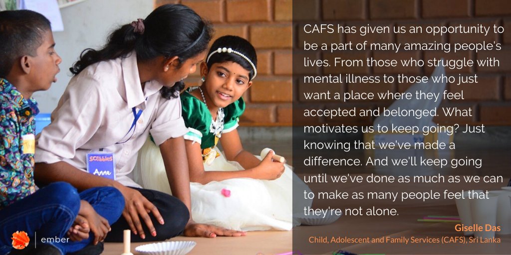 Ember_mh's tweet photo. Making a difference in people's lives. That's what keeps @GissDass, co-founder of CAFS, going when things get tough 💛

#EmberStories #SriLanka @THEME_INSTITUTE @CBMuk @MHInnovation https://t.co/shYoXYPwZo