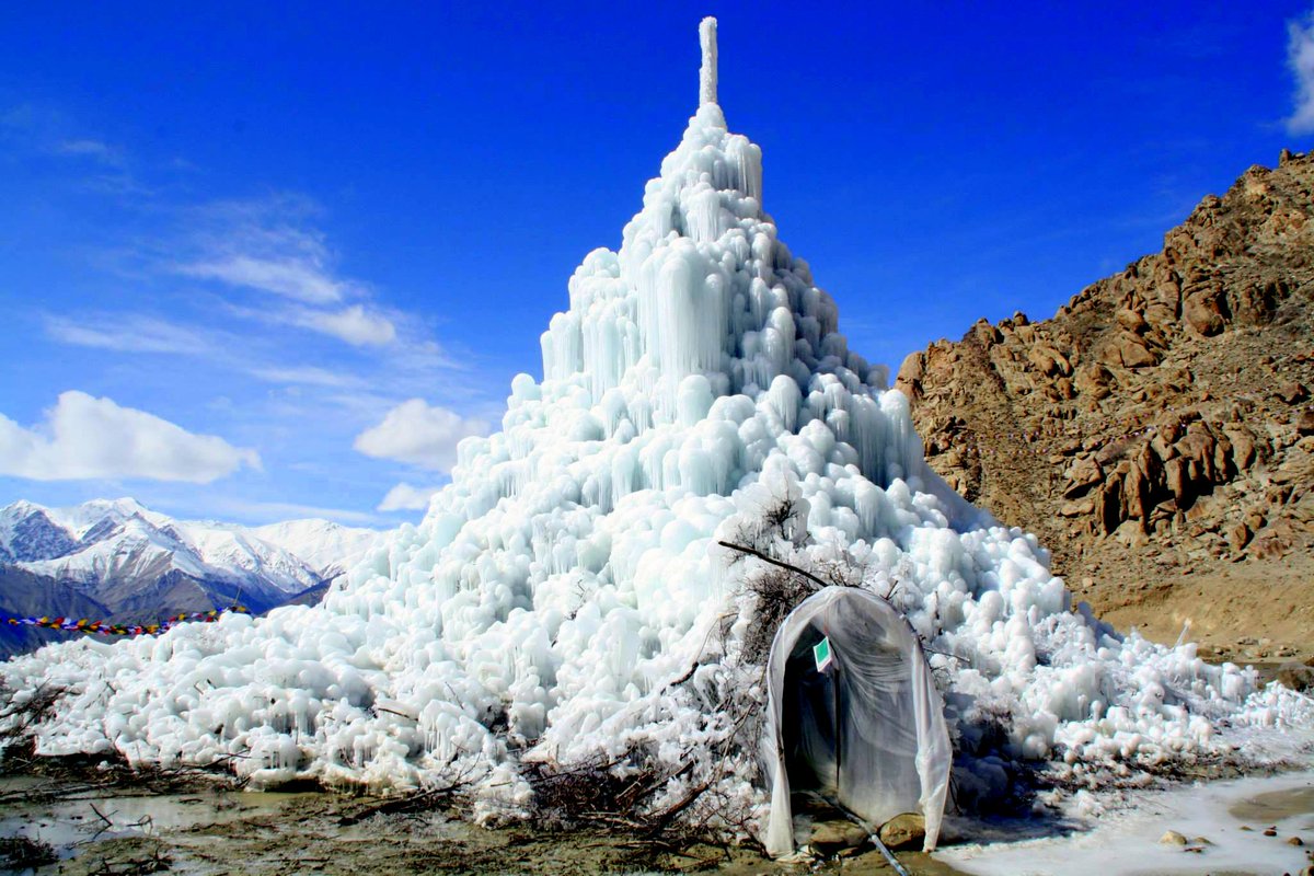 afaqs's tweet photo. We built ice stupas to solve water scarcity issue #SocialEntrepreneurship #IndianInnovation #ForSocialGood
Sonam Wangchuk @Wangchuk66
#StarFlowFest @FlowChangeFest #marketingfestival @timesofindia https://t.co/PAU6njTqDg