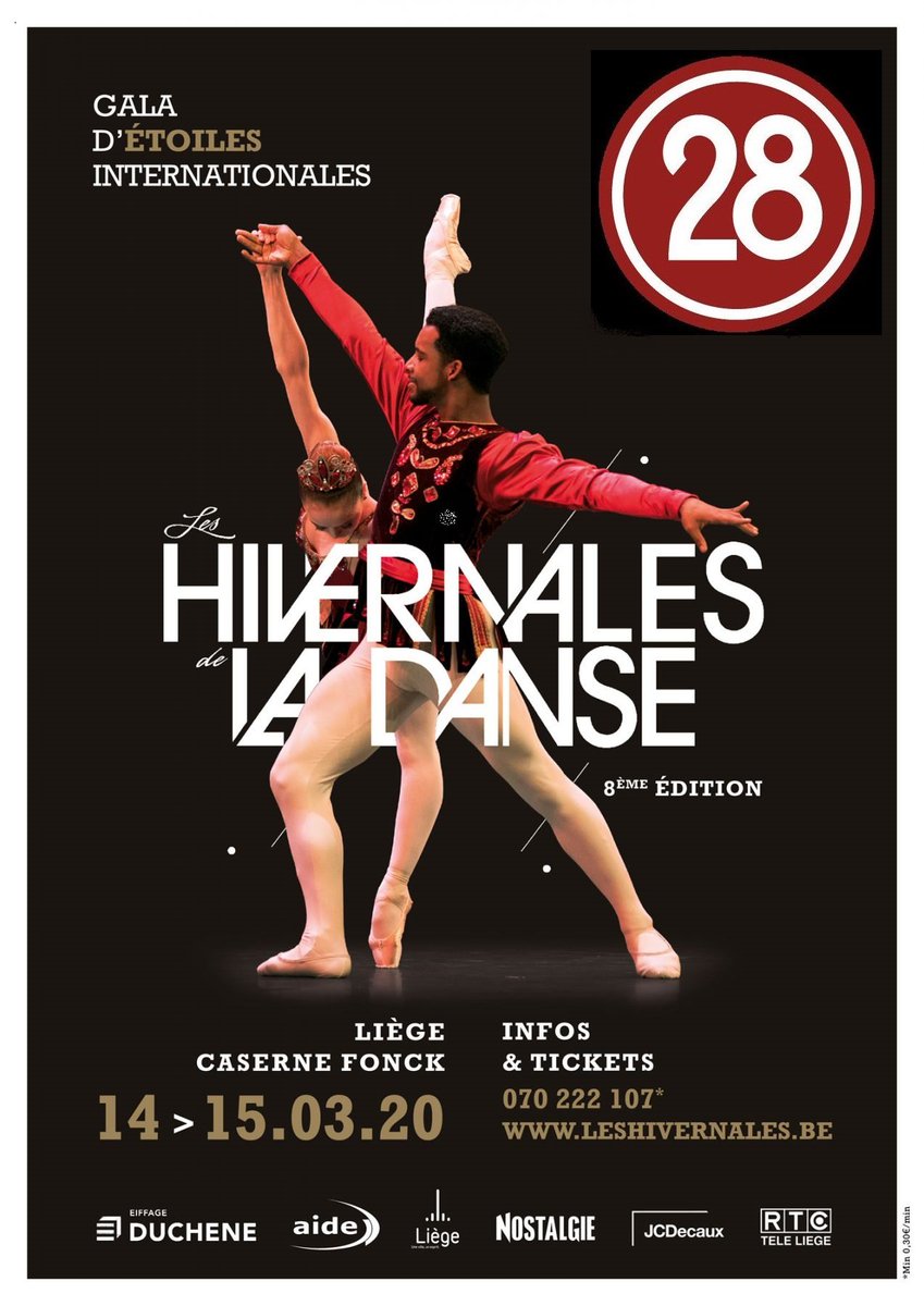Proud to be partner of this exceptional event! #LesHivernalesBe #Dance #danse #dans #Tanz #ballet #lowcarb #CraftBeer #biereartisanale #artisanaalbier #whiteIPA #biereblonde #cerveza #birra #liege #Euregio
