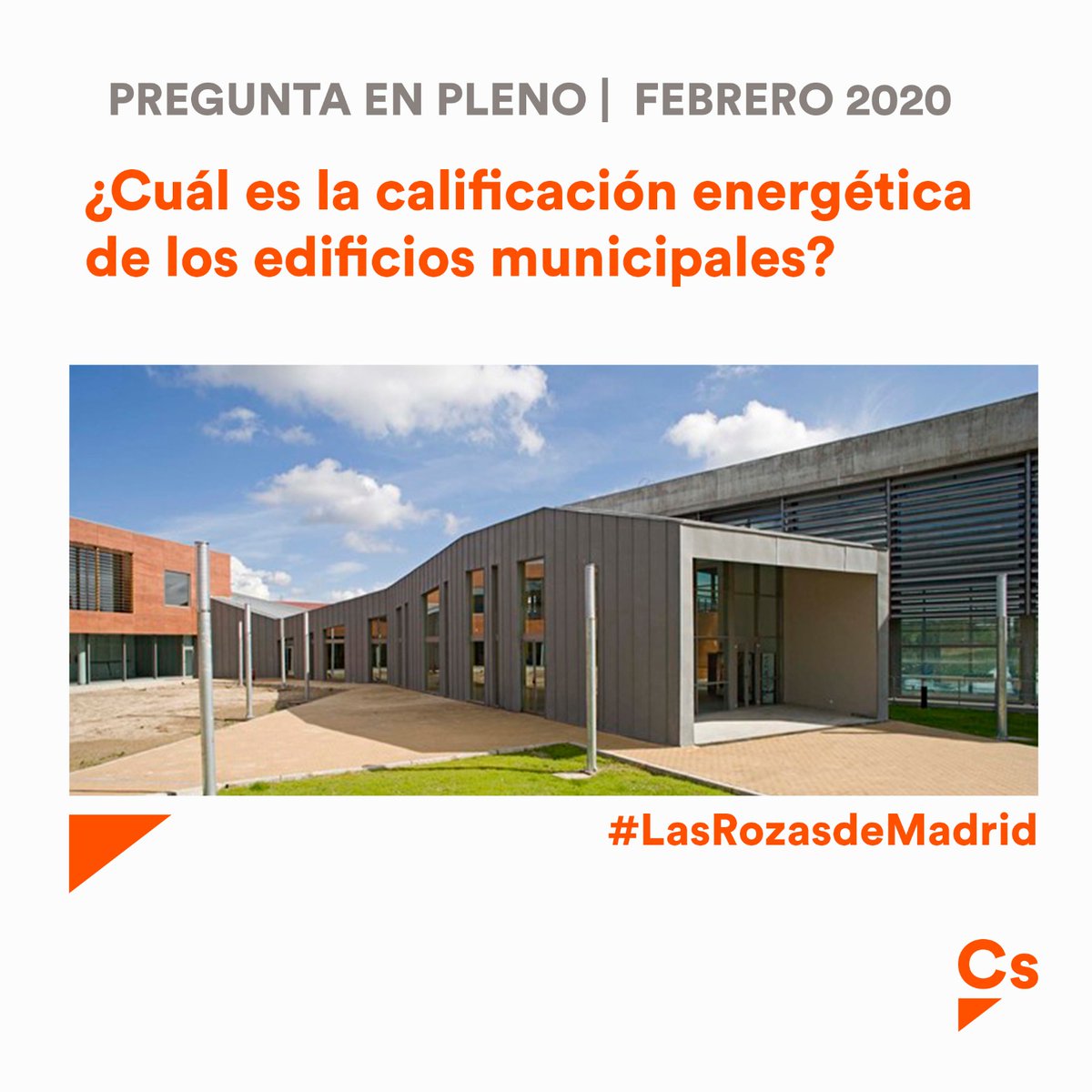 CiudadanoPerzCs's tweet photo. Hoy preguntamos por la calificación energética de los edificios municipales en Las Rozas, estamos exigiendo a los vecinos y comerciantes de Las Rozas, algo que luego la administración no cumple. Hay que dar ejemplo y disminuir el gasto energético municipal donde es mas rentable https://t.co/jdu2T0ITMf