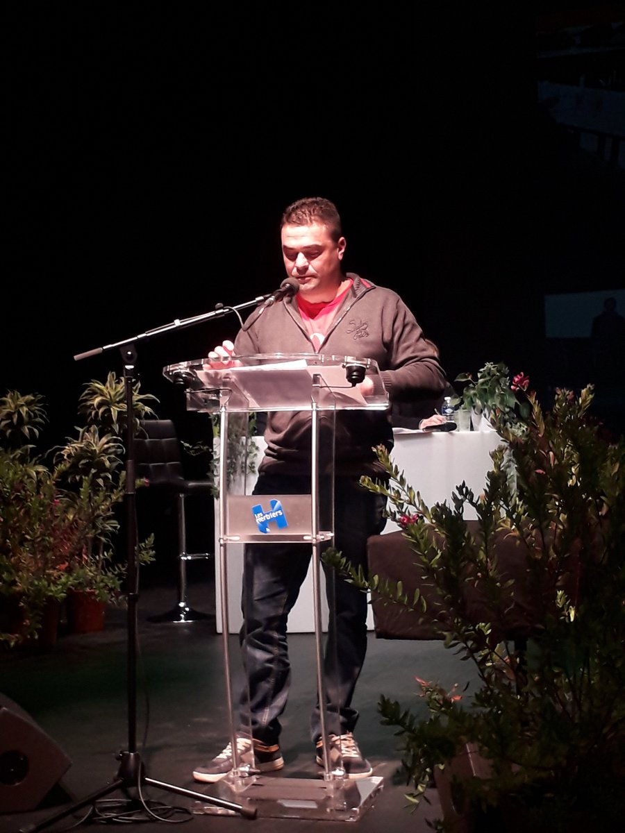 #CongresFDSEA85 #InterventionsCantonales Thierry GILLET Pays de Saint-Gilles "Il nous faut garder le moral mais parfois c'est difficile. Heureusement des événements comme la rando gourmande <a href="/JusteEtVendeen/">Juste et Vendéen</a> nous rassemble"