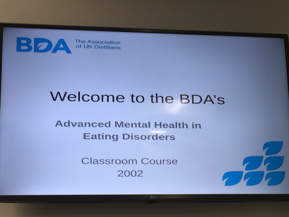 jane_tagg's tweet photo. Day 2 of the BDA Eating Disorders Course. Learning so much and have met some fantastic people! #BDA https://t.co/trMy1E6FRw