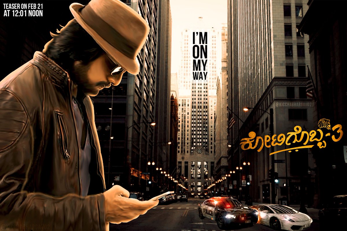 kicchagirlsfans's tweet photo. Brand New Fan Made Poster featuring our Style Icon @KicchaSudeep from #K3

Today's Tag  #K3TeaserIn2Days 

Let's Start #Kotigobba3 

Fallow us @kicchagirlsfans https://t.co/Gno9piXQZB