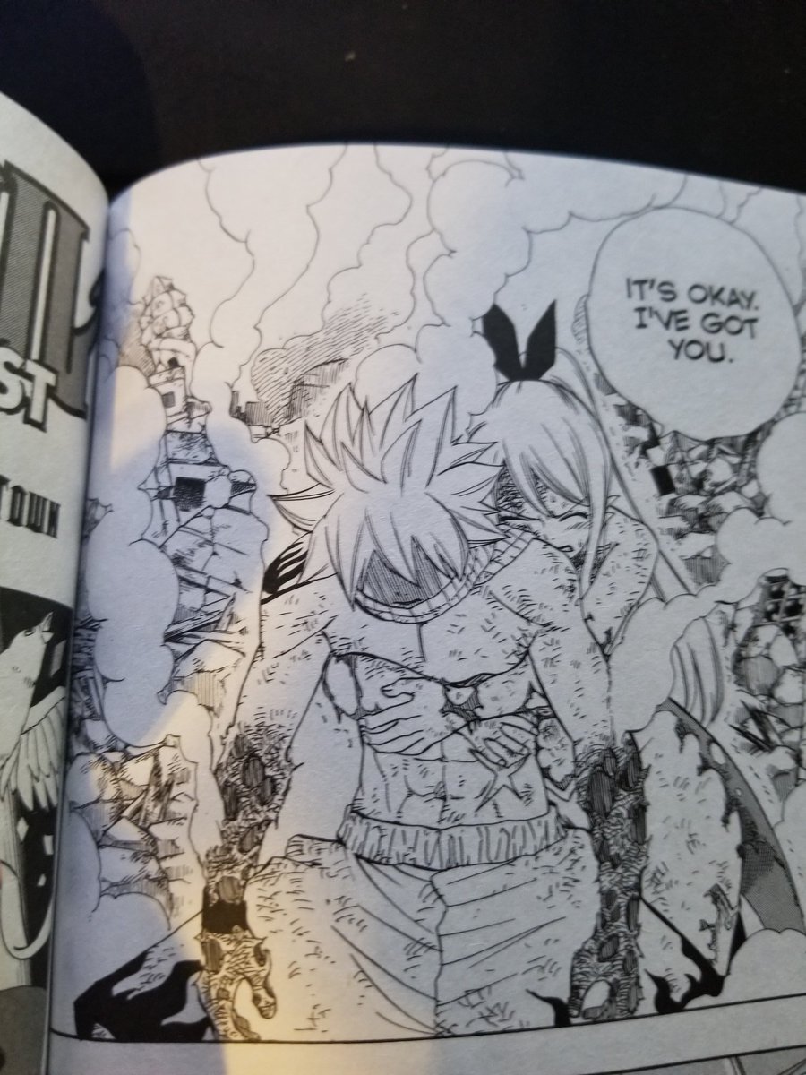 Day 51 of 366 days of NaluLucy being there to comfort Natsu, Telling him "It's okay, I've got you" and he calmed right down for her <3