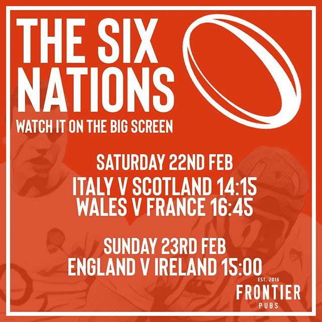 ChandosSE23's tweet photo. THE SIX NATIONS is back after short break. A critical weekend of the tournament lies ahead and we’ll have all matches LIVE and on the BIG SCREEN! 🏉 🏴󠁧󠁢󠁥󠁮󠁧󠁿 🏴󠁧󠁢󠁳󠁣󠁴󠁿 🏴󠁧󠁢󠁷󠁬󠁳󠁿 🇮🇪 🇫🇷 🇮🇹 _
_
_
#rugby #englandrugby #scotlandrugby #irelandrugby #francerugby #italyrugby #sixnations #sixn… https://t.co/f4roivDPsu