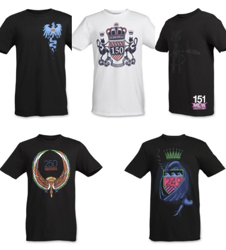 ポケモン151 クルーネックTシャツ モンジャラ・カラカラ・コクーン