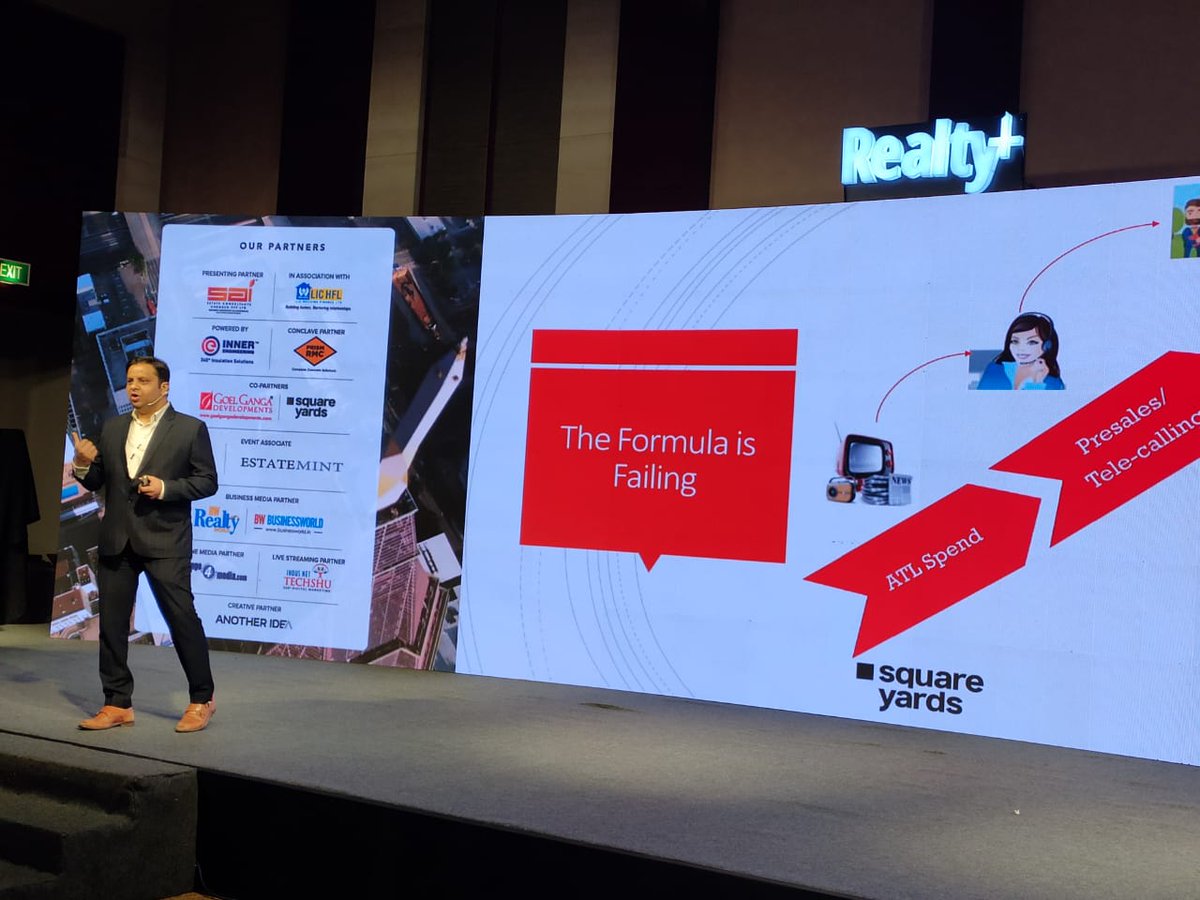 RPRealtyPlus's tweet photo. A tech entrepreneur gives you the lowdown on boosting realty sales!
Interactive Session: How to Bring Sales Velocity in Real Estate by Vivek Agarwal, Chief Technology Officer, Square Yards
#RPEvents #RPConclave #RPSummit #RPExcellenceAwards #PuneRealty #RealEstate #RealtyPlus https://t.co/M2lhEvKZVZ
