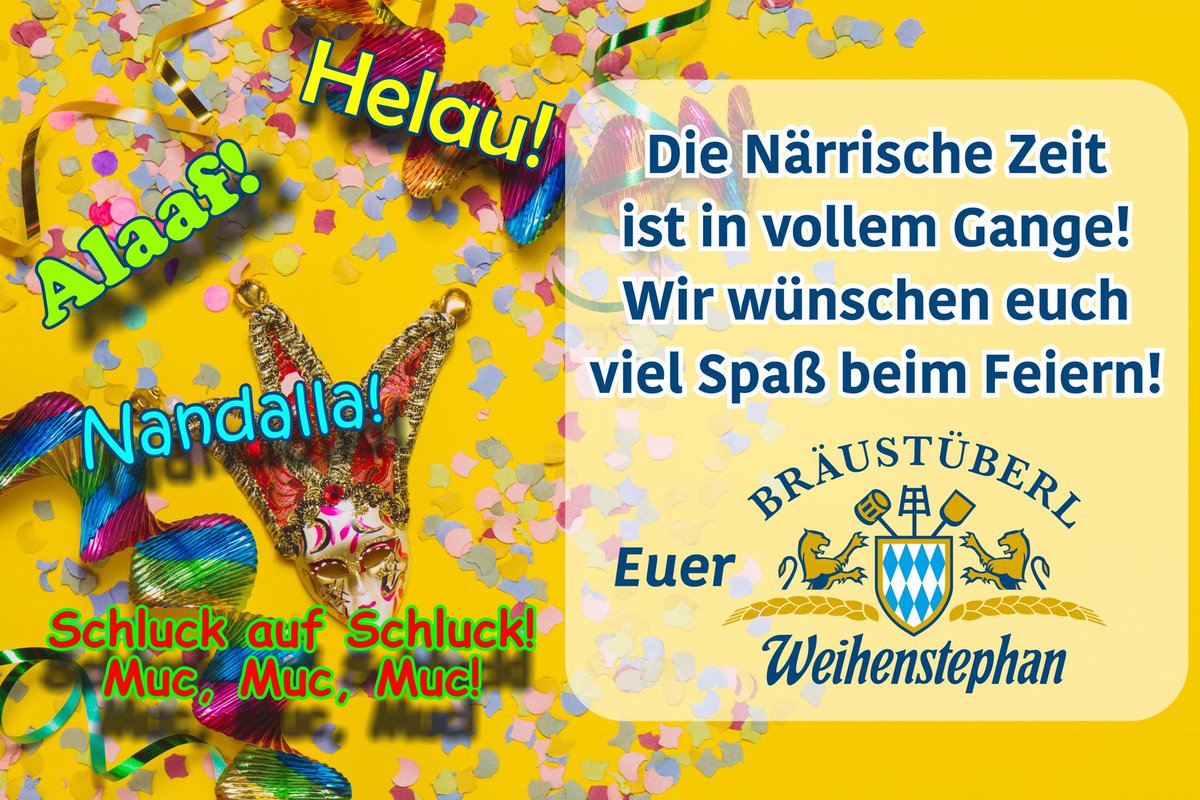 BraustuberlW's tweet photo. Zum #Ausklang vom #Fasching besucht uns im #Bräustüberl zum #traditionellen #fischessen🐟  
Infos unter https://t.co/9RKtkqfkDn https://t.co/a3q1gGtDRs