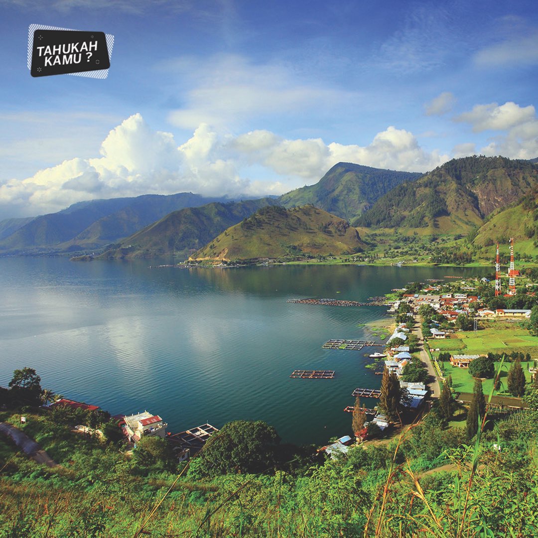 IndonesiaMuscat's tweet photo. Wonderful Indonesia, chapter: LAKE TOBA (North Sumatera). Lake Toba has been named as one of the largest and the deepest lake in South-East Asia and in the world. President @jokowi has also named Lake Toba as one of the most prioritized tourism destinations. 

#WonderfulIndonesia https://t.co/rqYoHFhnWK