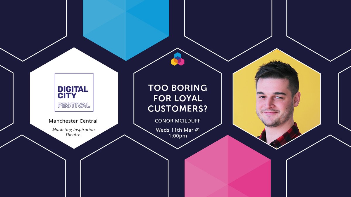 channable_en's tweet photo. Think you're too boring for loyal customers? Break free from your industry stereotypes and catch Conor McIlduff talking at the upcoming @DigitalCityFest in Manchester about how Channable's built a fiercely loyal customer base. https://t.co/LWj8xZpsXY #feedmanagement #ppctool https://t.co/c6hEUwqUYa
