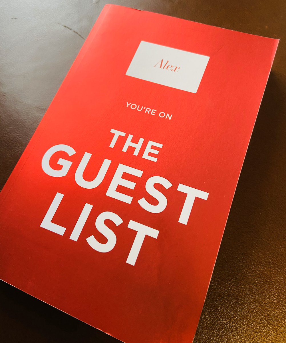 Today is the UK publication of #TheGuestList by @lucyfoleytweets. It’s perfect weather to curl up with this great thriller. I loved it. Congratulations, Lucy! 🎈