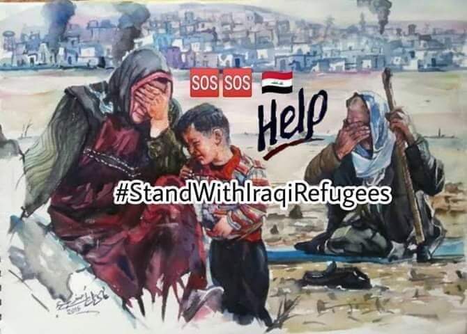 AzjjoBin4vg3Qla's tweet photo. @RefugeeHub To the whole world,#EU,#Australia,#UK,#US,#non_Syrian,we(Iraqi refugees in Turkey)ask u to rescue us & pull us out of our harsh suffering because of long waiting for resettlment,we lost our past,please stop losing our future by losing our children' future
#StandWithIraqiRefugees https://t.co/syEaCXEjNL