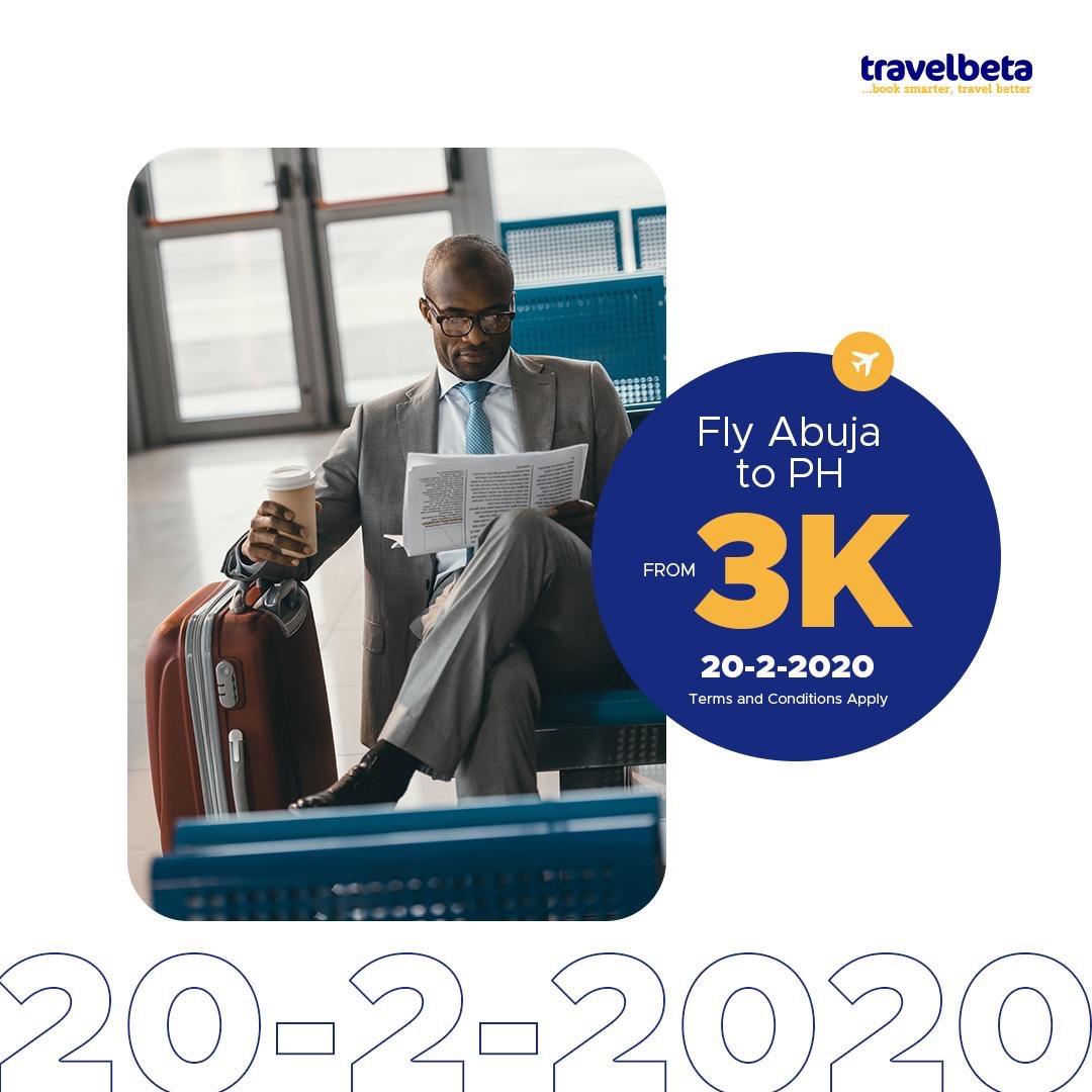 Auntyadaa's tweet photo. I decided to move my trip
Because from 12pm to 5pm today @Travelbeta will be offering flights to different destinations for just 3000 naira.
Tell me, who doesnβt like awoof? Lol
Iβll rather #TravelBetaForLess
Check https://t.co/8cAoKmmhzx for more info! https://t.co/muBcHRSNL6