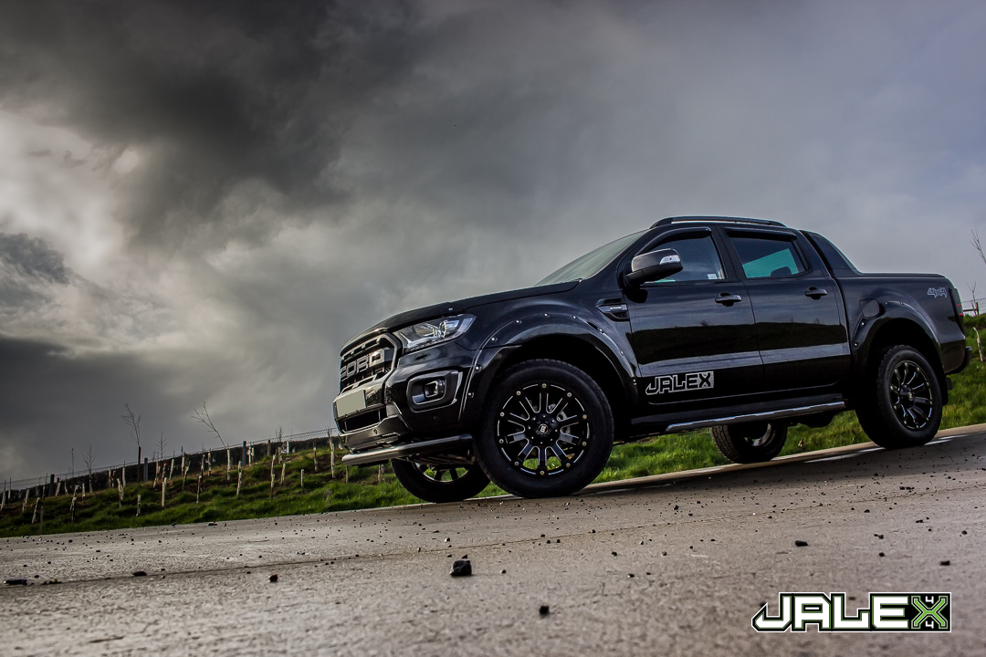 Will this be yours? The New Black 2020 Bi-Turbo Wildtrak in Black Fully Kitted and Ready for Sale #ranger #4x4 #4x4trucks #4x4life #4x4diesels #4x4photography #pickupdesign #bodykit #fordperformance #rangerraptor #wildtrak #4x4ni