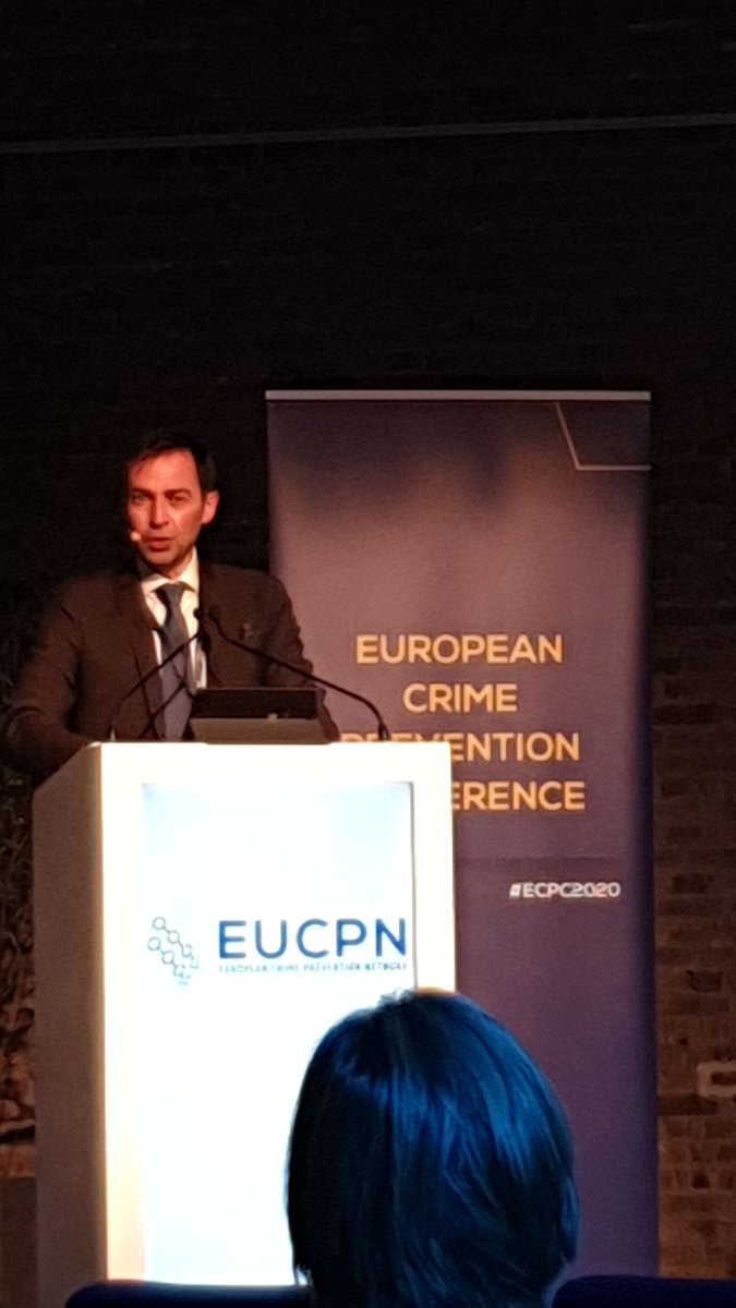 Catherine_VdS's tweet photo. @ugent Gert Vermeulen @eucpn #ECPC2020 on the future of EUCPN work and the multi annual plan to be written. https://t.co/ndGlv28a6O