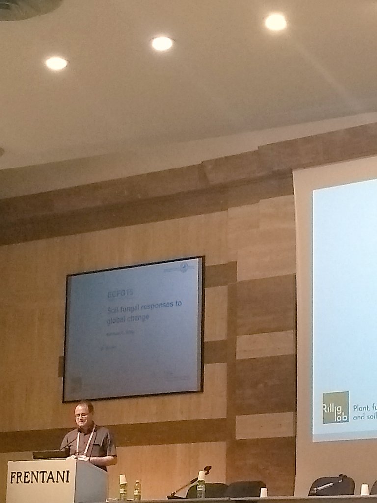 mycoxplorer's tweet photo. @mrillig giving insights to soil responses to anthropogenic induced global change at #ECFG15. https://t.co/cUNMQhdDuZ