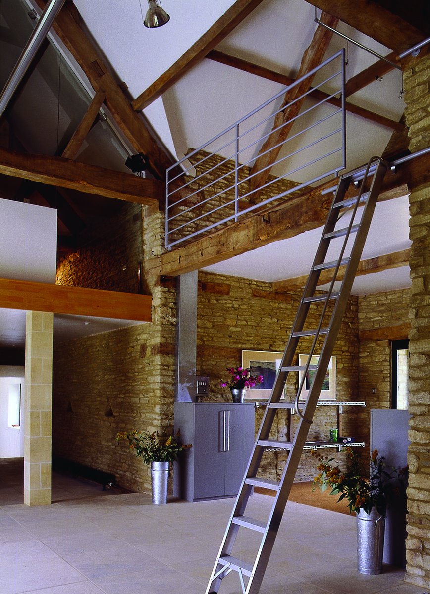 PocknellStudio's tweet image. A simple ladder giving access to useful space.