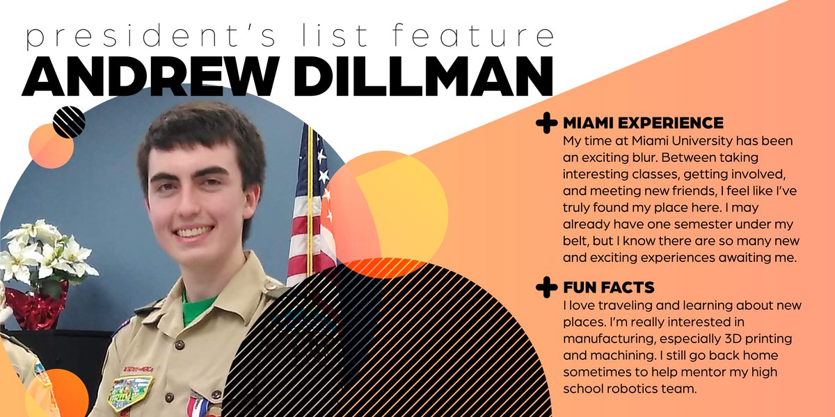 MiamiMME's tweet photo. Today's President's list feature is ANDREW DILLMAN! Congratulations! https://t.co/Zy4ZYNGEGy