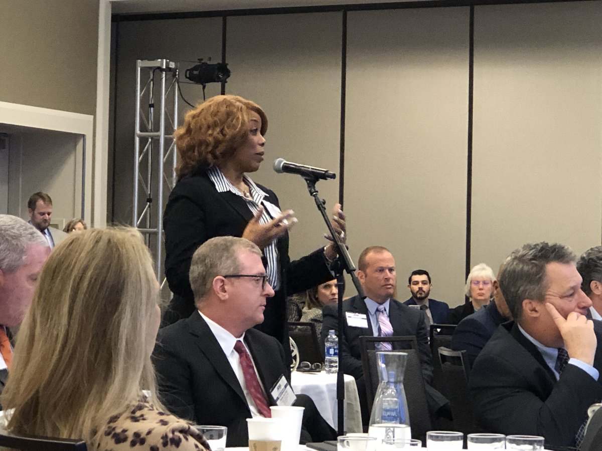 nchospitals's tweet photo. The resilient people of rural NC deserve high-quality, equitable &amp; accessible care. @roxiewellsmd of @capefearvalley this morning urged hospitals to not just think outside the box on rural healthcare, but act outside the box #NCHAMeeting #NCHealth https://t.co/dYG9p984GA
