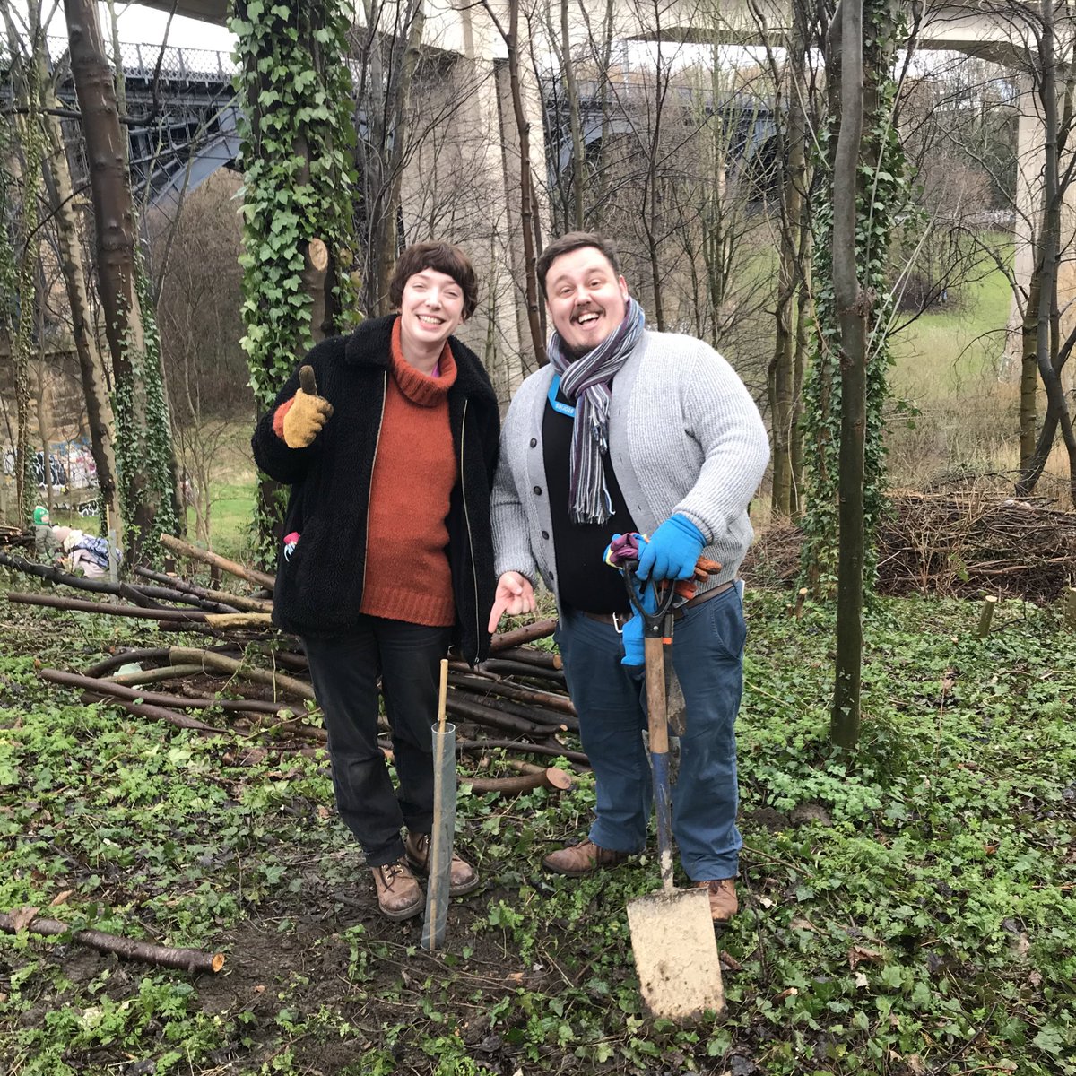 John_Beattie_'s tweet photo. Today at work I mostly helped children plant trees with @iloveouseburn &amp; @7Stories, inspired by #itstartswithaseed from @LauraMakesBooks &amp; @jennie_webs 

An incredible child I met even named their tree after me! #JohnTheTree 🌳 

#reforestation #urbangreening #regreening #trees https://t.co/kVw5GVQIra
