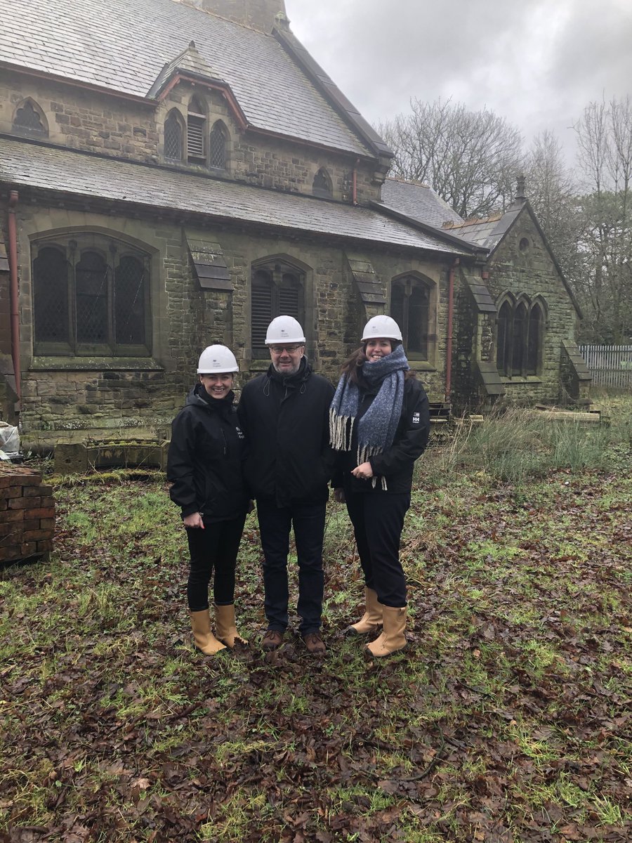 Great day looking at our assets in the North West and fitting in a quick visit to church at the same time !All part our scheme at Whittingham delivering 750 homes. Ambition of these first class people limitless! Mark Phillips ⁦<a href="/nicolawooders/">nicola elsworth</a>⁩ ⁦<a href="/MrsDebraHJ/">Debra Holroyd-Jones</a>⁩