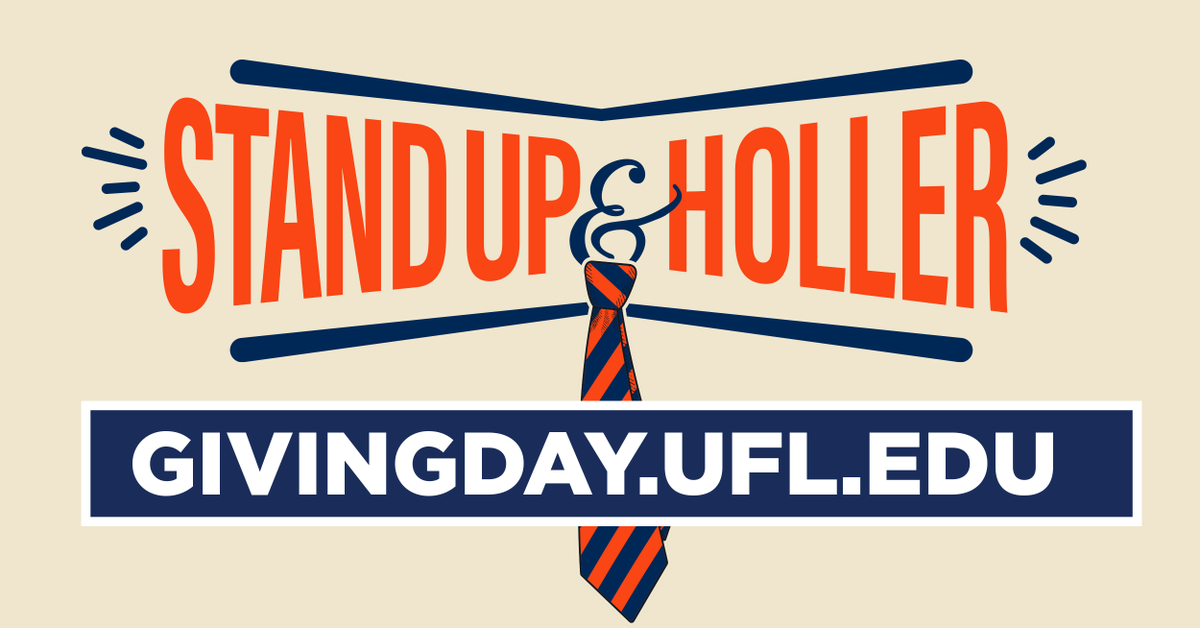 SarahCPila's tweet photo. It is Gator Nation Giving Day and I am proud to Stand Up &amp; Holler for my wonderful Alma Mater! I just donated to the @UFDRC as a way of giving back to the place that gave me so much. Find out more and make your gift at https://t.co/X6IVadcfA8! #AllForTheGators https://t.co/YhOPuCwjxC