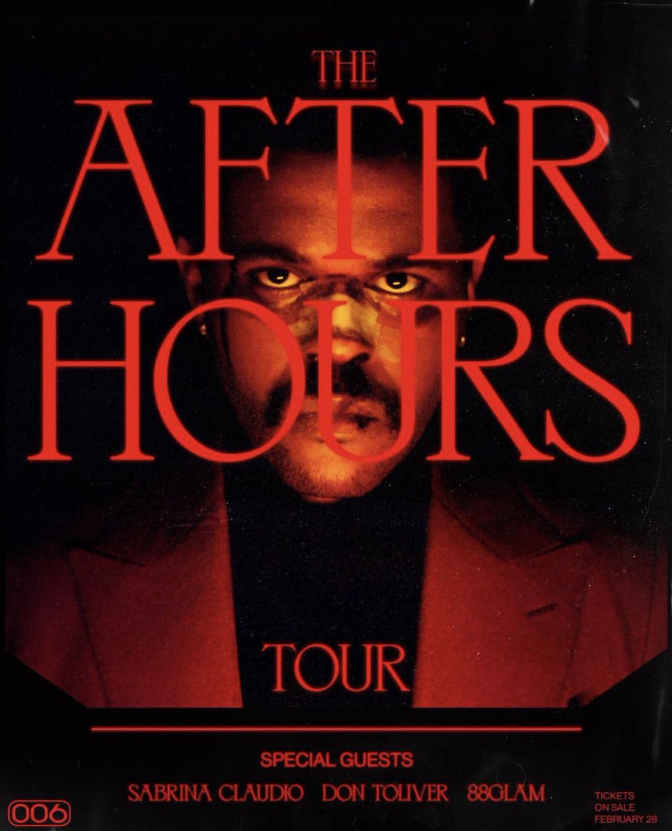 AfterHoursTour's tweet photo. what’s your date? https://t.co/Am2LxBYKQZ