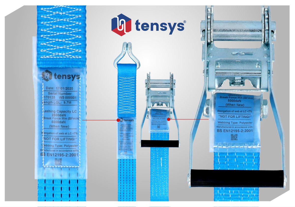 arinsdale's tweet image. Frustrated with discarding straps &amp;amp; ratchets with missing or damaged labels?

Protect your labels with a polythene cover sewn around the perimeter. Available as a cost option on all lashing straps.

Ask for details.

#loadsecuring, #ratchetstraps, #identification, #traceability