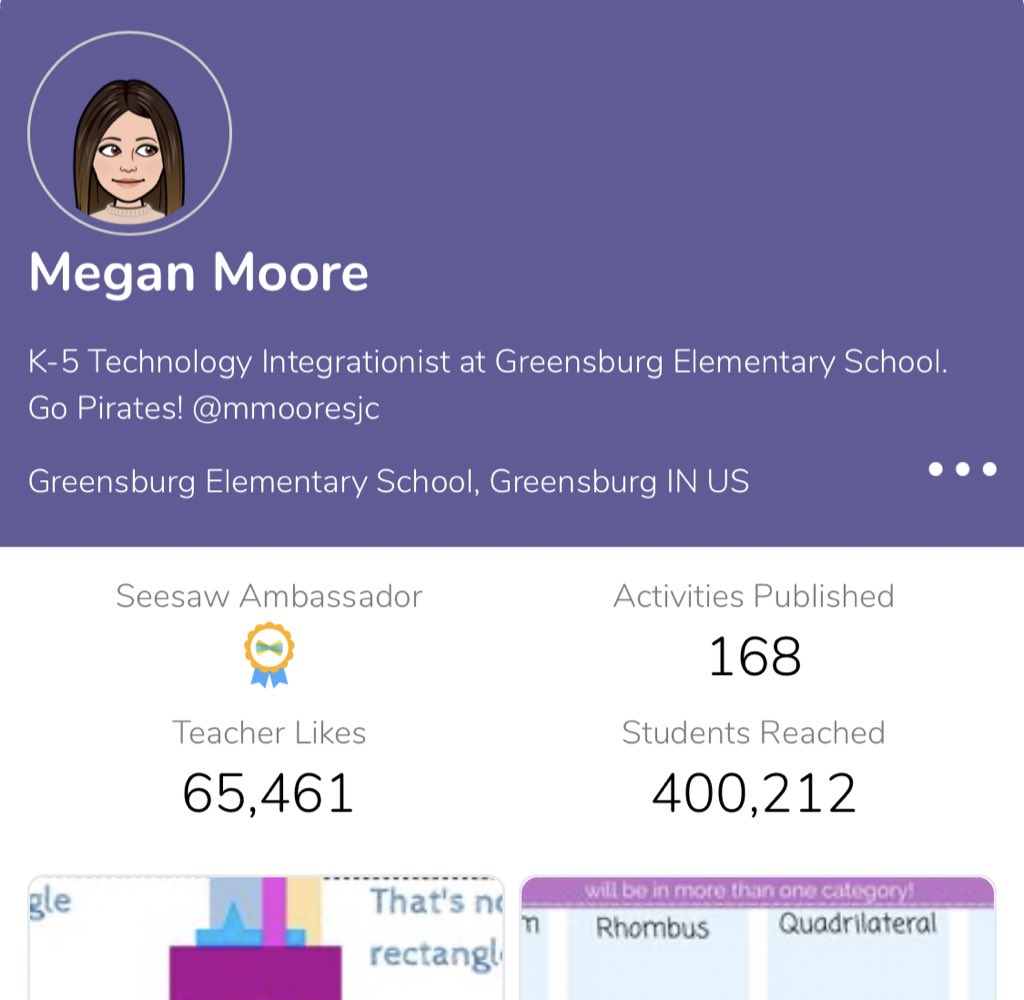 mmooresjc's tweet photo. 400,000 students snuck up on me this morning! My favorite thing about this is that all those students did something fun and creative on their device instead of a worksheet! @Seesaw #GESedtech https://t.co/9BBPB6lcn4