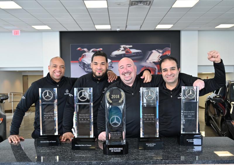 MBNanuet's tweet photo. Congratulations to 4 members of our amazing team, who are in the top 10% of Sales Consultants in the NY/NJ/CT market and have earned the 2019 Best of the Best – Sales Consultant distinction! Great job Tony, Edgar, James, and John! We are very proud! https://t.co/TjFVrXi669
