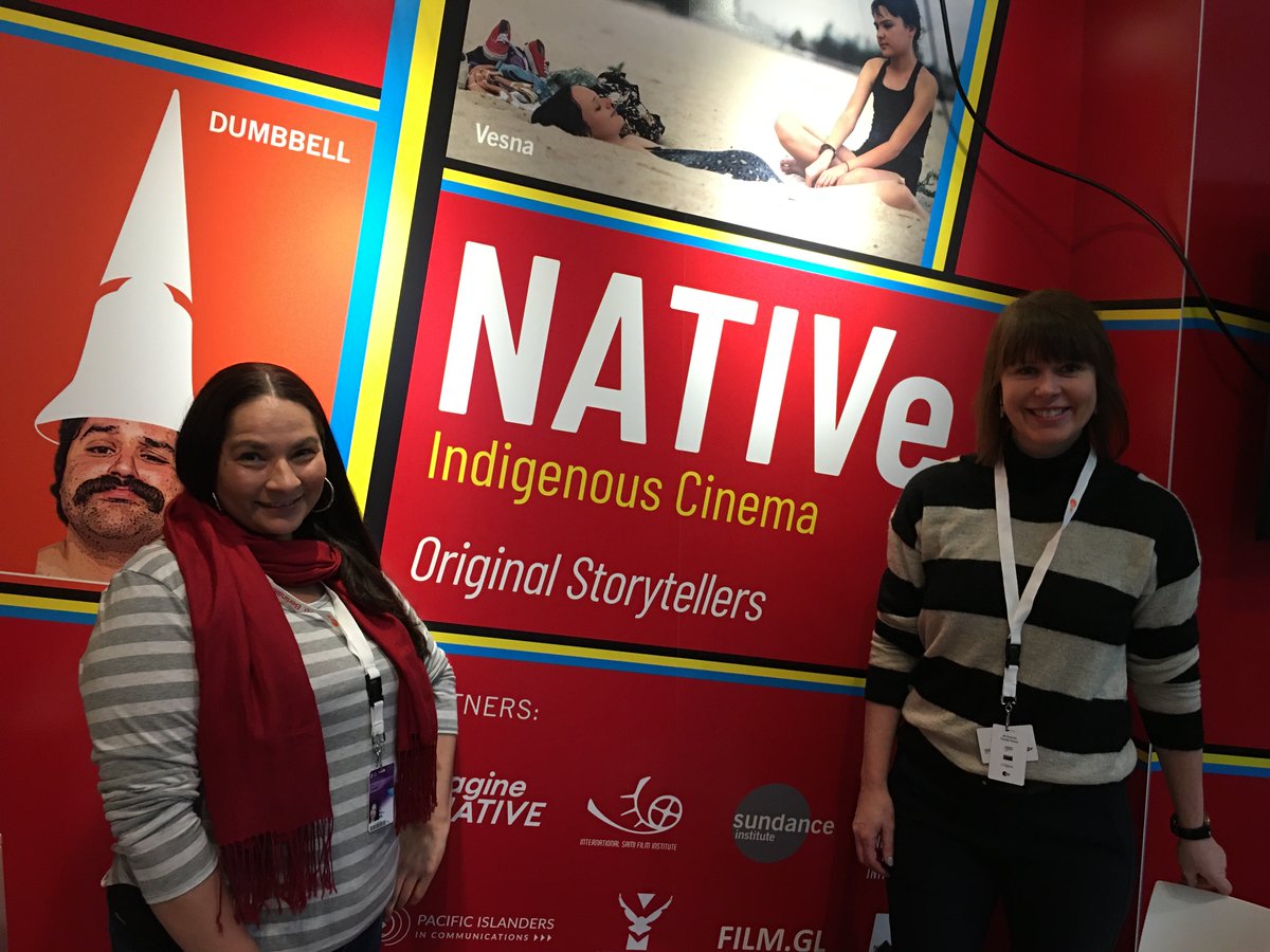 ISO is honoured to be partner on the NATIVe Indigenous Cinema Stand at Berlin’s European Film Market. Congrats to inaugural ISO Producer Fellow Eva Thomas, here with ISO Associate Director Kerry Swanson <a href="/berlinale/">Berlinale</a> #IndigenousStories