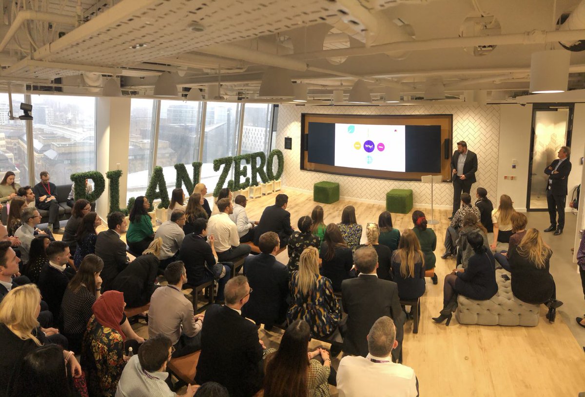 Great to see so many #Mitie colleagues join us for the launch of #PlanZero this afternoon. We all have a part to play in achieving #netzero by 2025.
