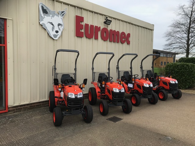 4 new <a href="/KubotaUK/">Kubota UK</a> B1161 Tractors going to our long standing customer Languard Ltd <a href="/LanGuardVM/">LanGuard Ltd.</a>
Adding them to their fleet. #tractors #groundsmaintenance