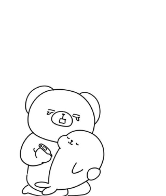 くまぬりえのtwitterイラスト検索結果